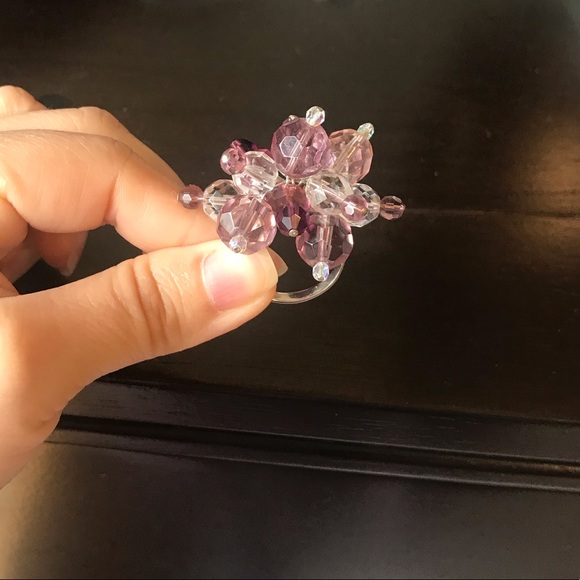 NEW Sterling Silver Crystal Ring - Picture 6 of 9